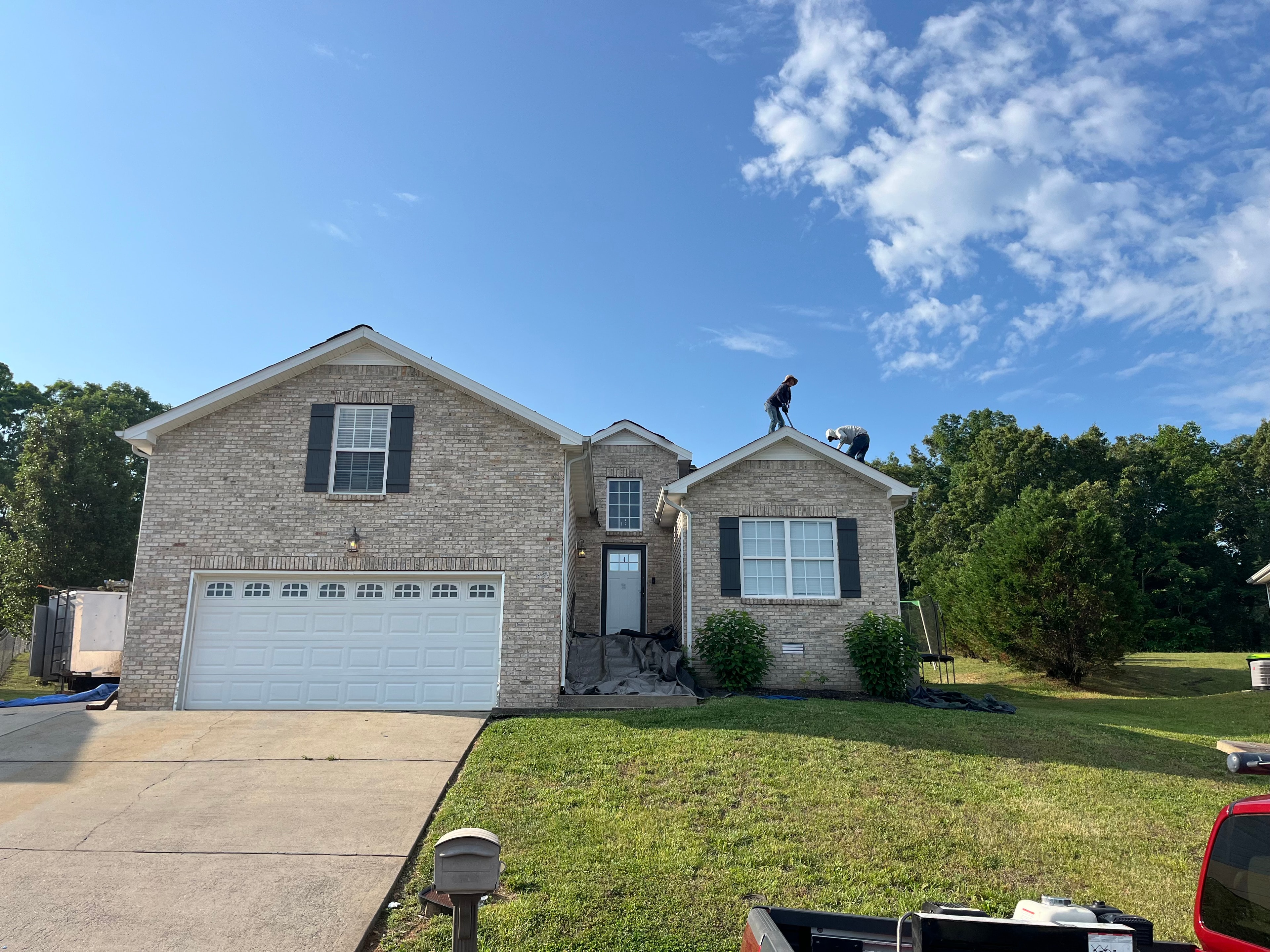 House with new roof